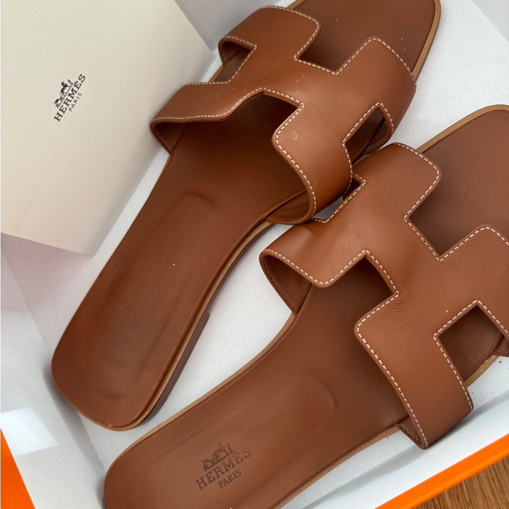Hermes Oran Sandal Size 41